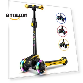 Kids Scooter with Light Up Wheels — Kids' Bikes, TONBUX