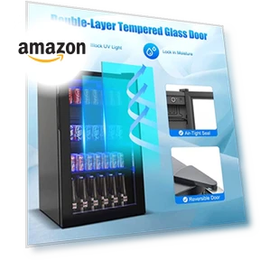 Mini Beverage Fridge — Mini Fridges, COSTWAY