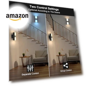 Outdoor Wall Lights — Garden Illumination, XMCOSY+