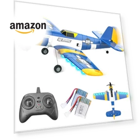 Remote Control Airplane with LED Lights — Remote Control Aircraft, BEZGAR