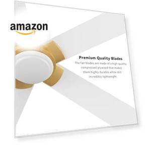 Smart Ceiling Fans with Lights Flush Mount — Ceiling Fan Wall Controls, SMAFAN