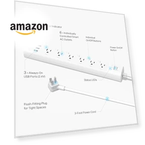 Smart Wi-Fi Power Strip — Power Solutions & Surge Protection, TP-Link