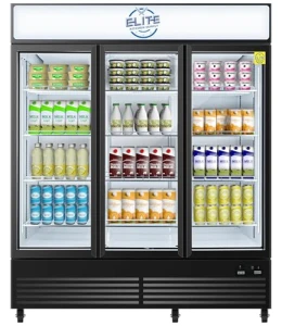 3-Door Display Refrigerator — Smart Refrigerator, Elite Kitchen Supply