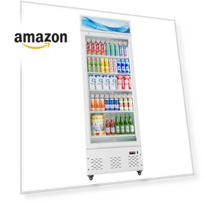 Commercial Beverage Fridge Merchandiser Refrigerator — Drink Coolers, ECEVT