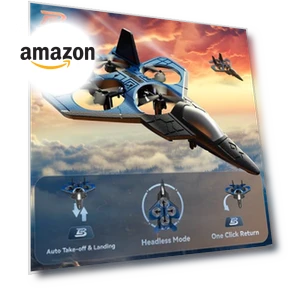 Fighter Airplane Mini Drone — RC Helicopters, BEZGAR