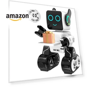 Interactive Intelligent LED Light RC Robot Toy — Interactive Figures & Robots, HBUDS