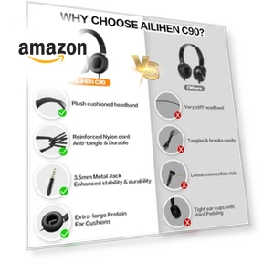 Over Ear Headphones with Microphone — Over-Ear Headphones
