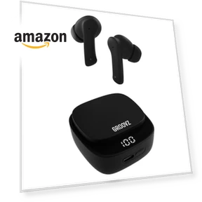 True Wireless Earbuds with Charging Case — In-Ear Headphones, Groovz Audio
