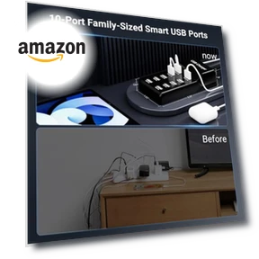 10-Port USB Charging Station — Chargers, SHENZHEN XUAN YANG TECHNOLOGY CO LTD
