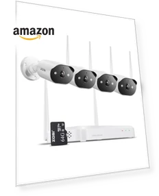 2K Wi-Fi 6 Security Camera System — Surveillance Enclosures & Mounts, ZOSI