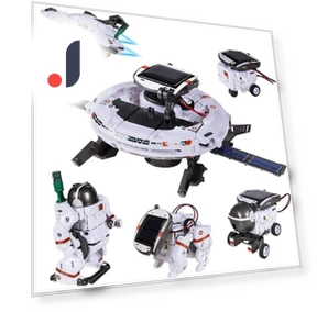 6 in 1 Science Experiment Solar Robot Toy — Solar Power, Binchi Fitness