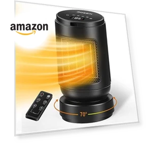 Electric Ceramic Space Heater — Portable Heating Solutions, BOSSIN