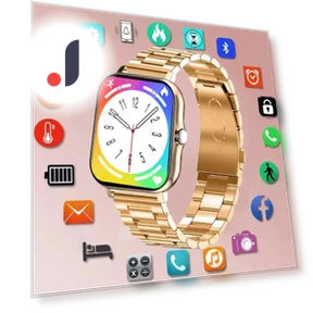 Gold Smart Watch — Wearable Accessories, ElectronicsHome