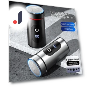 Mini Electric Shaver with Digital Display — Nose & Ear Trimmers, Enjoy Smart Home