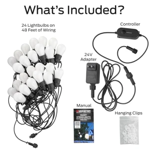 Outdoor Smart RGB+IC+WW String Lights — LED Strip Lights, MONSTER