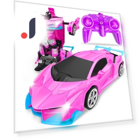 Radio-controlled car and toy robot transformer — Interactive Figures & Robots, MIYAKO