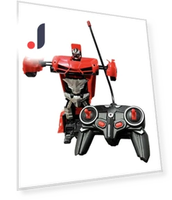 Radio-controlled transforming robot — Interactive Figures & Robots, MIYAKO