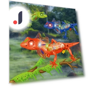 Robotic Electronic Pet Lizard — Interactive Animal Companions, Qinhe