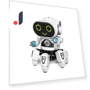 Six Claw Dancing Singing Light Electric Robot Toy — Interactive Figures & Robots, Neoglint