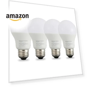 Smart A19 LED Light Bulb — LED, Amazon Basics