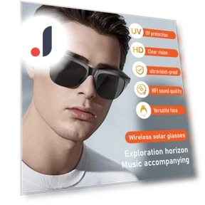 Smart Bluetooth Stereo Headset Glasses — Smart Glasses, Meiteai-Electronics