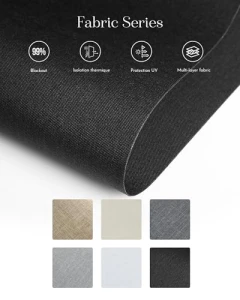 Smart Roller Shades, Graywind