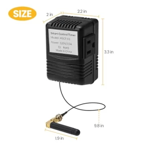 Smart Socket Timer for Low Voltage Landscape Lighting, Zuomeng