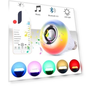 Smart Wireless Speaker Bulb Light — Whole-Home Audio Systems, flower 01