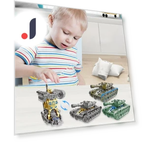 Transformable Robot Tank Spinner — Stress Relievers, jinleyu