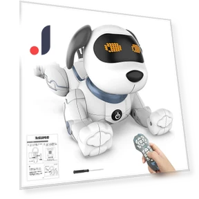 Трюковая собака-робот — Interactive Figures & Robots, Arkadia Japan