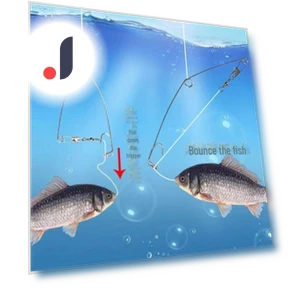 Automatic Spring Fishing Catapult with Hook — Traps, AI Supermarket
