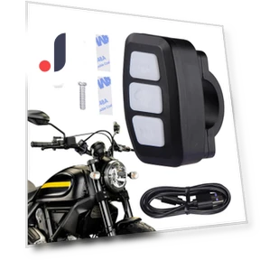 Bluetooth Motorcycle Handlebar Phone Controller — Handlebar Gear, JOHO - CarGear