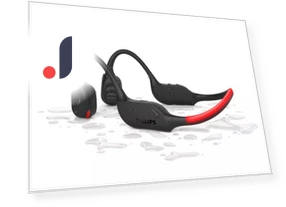 Bone Conduction Bluetooth Wireless Earphones with LED Safety Light — Audio Gear, AniWorld
