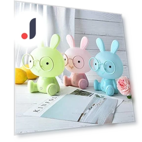 Cartoon LED Night Light with Touch Control — Night Lights, Build My Home