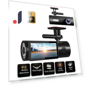Dual 1080P Car Dash Cam — Dashboard Cameras, Hong Art
