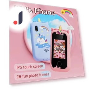 Kids Touchscreen Mobile Phone with Early Development Puzzle — Interactive Learning Devices, inne