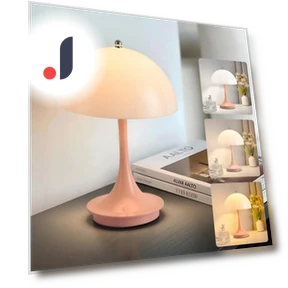 LED Mushroom Table Lamp — Study & Desk Lighting, Dream Garage