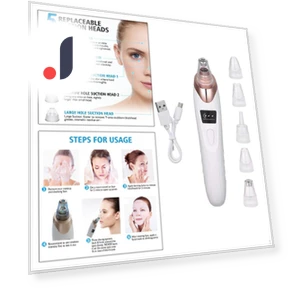 Rechargeable Vacuum Suction Tool for Pore Extraction — Blackhead & Blemish Removers, Handy Hobbies