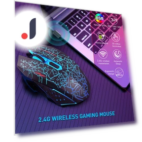 Rechargeable Wireless RGB Mouse — Mouse Pads, Uav parts center