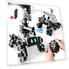 Remote Control Robot Dog Car — Interactive Figures & Robots, Happy Time For kids