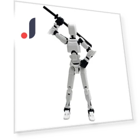 Robot Figure Action Plastic Model — Figure, SAKURA BLOSSOM TOYS