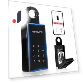 Smart Key Wall Small Entry Lock — Smart Home Security, MoRub-Japan