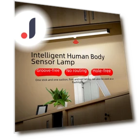 Smart LED Magnetic Motion Sensor Charging Strip — Night Lights, AI Supermarket