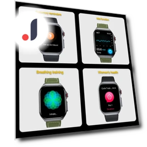 Smart Watch with ECG and Blood Oxygen Monitoring — Smartwatches, ping Day