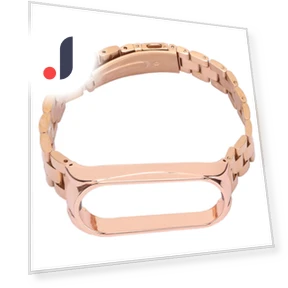Stainless Steel Smart Watch Strap with Double Fold Clasp — Bands, DIYelecs