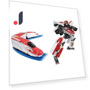 Transforming Robot Shinkansen Shinkalion Z E6 Komachi Red — Interactive Figures & Robots, Hidden Nest