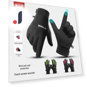 Unisex Windproof Warm Touchscreen Cycling Gloves — Gloves, CrossCart