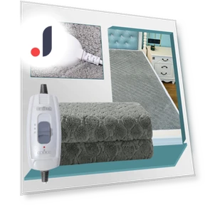 Velvet Plush Smart Blanket — Electric, Homedepot