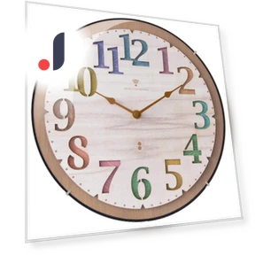 Wall Clock with Index, Automatic Reception, Analog, Silent, Indoor, Artistic, Stylish, Dome-shaped, Radio-controlled,... — Clocks, DOKI DOKI MARKET form NIPPON