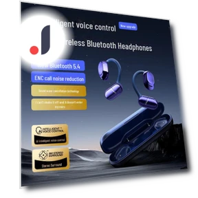 AI Smart Bluetooth Headset with Noise Cancellation — Headsets, ElectroCN